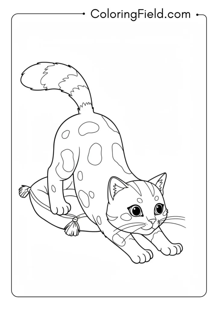 Stretching Kitten