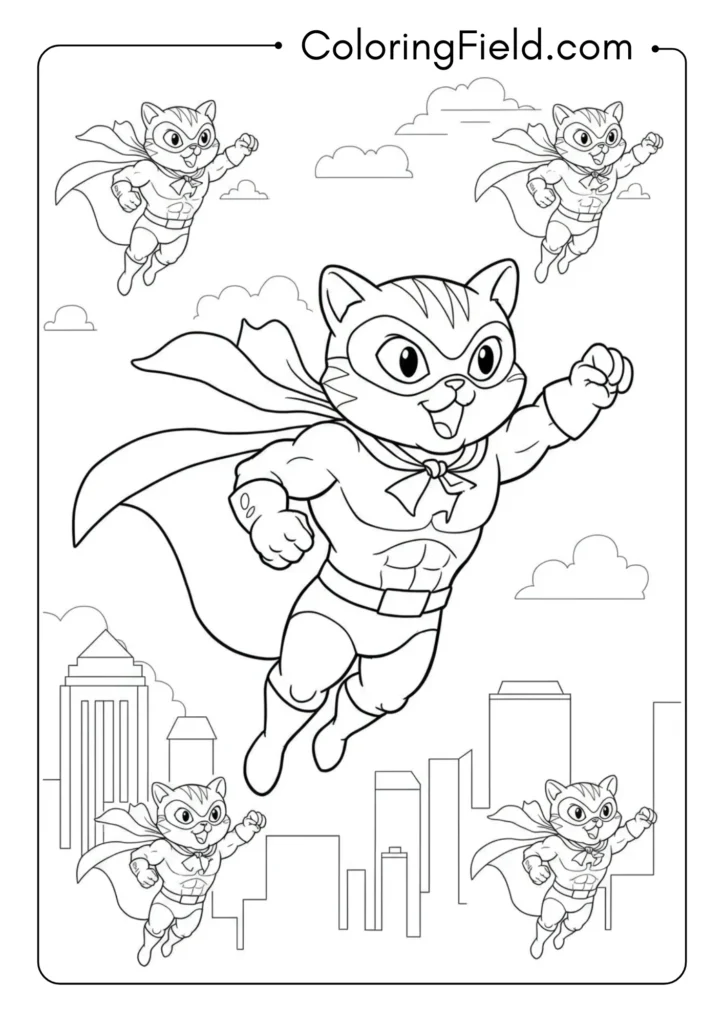 Superhero Cat