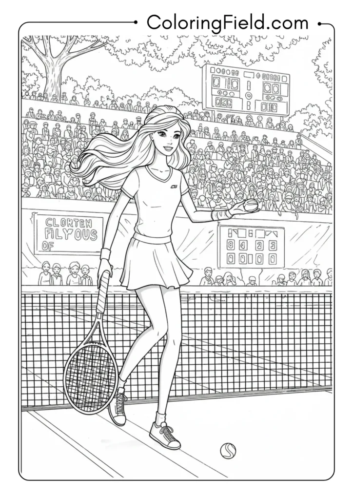 Tennis Court Match