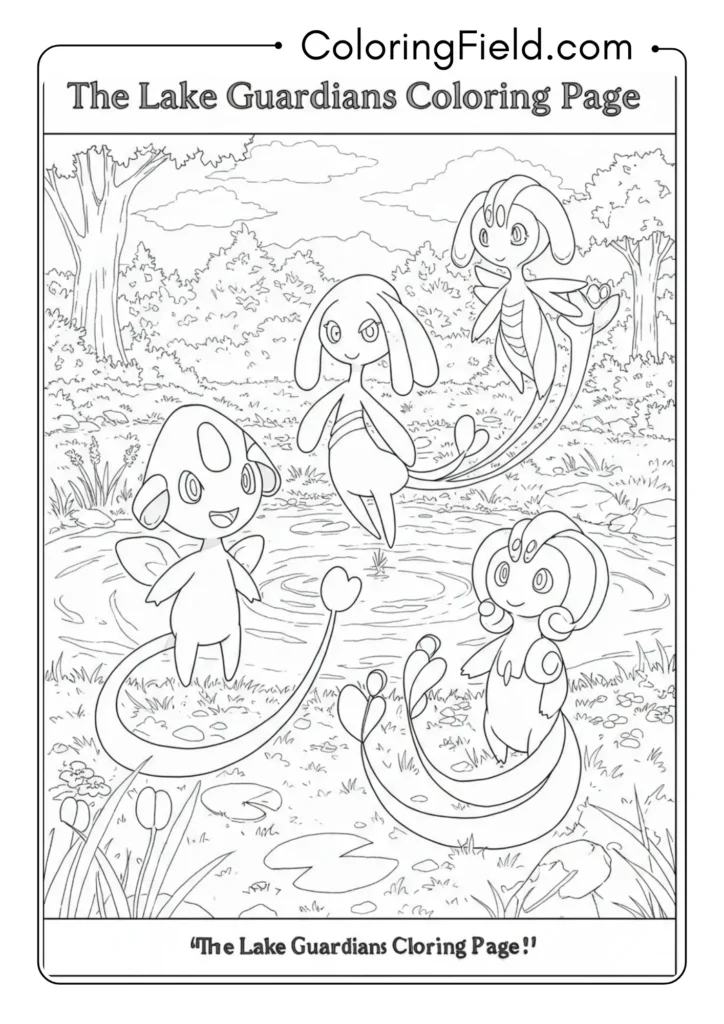 The Lake Guardians_ Azelf, Mesprit, and Uxie