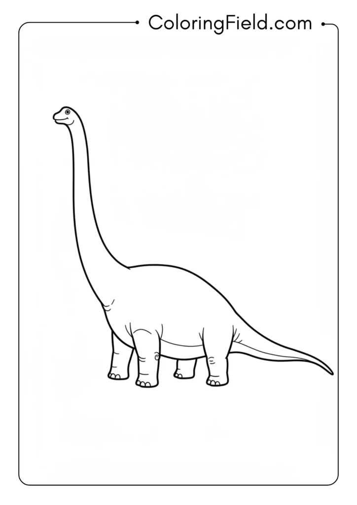 Very basic long-neck dinosaur