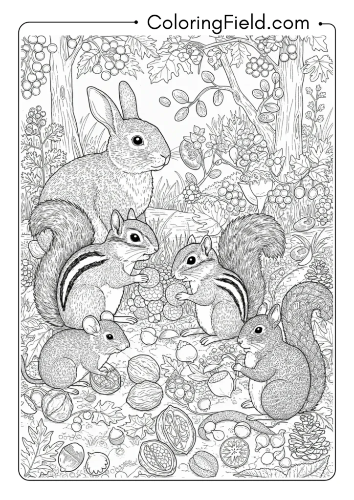 Woodland Creatures Gathering