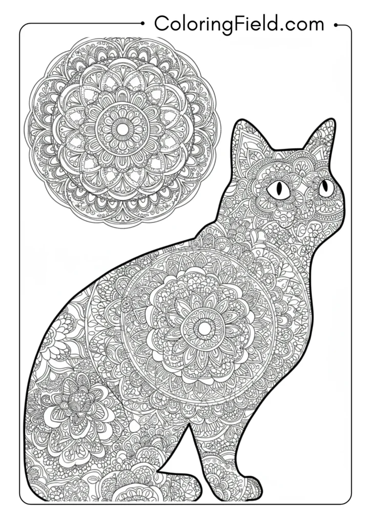 Zen Cat Mandala
