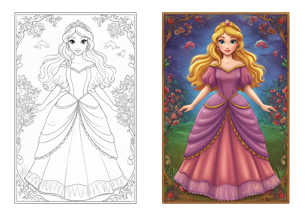 Princess Coloring Pages