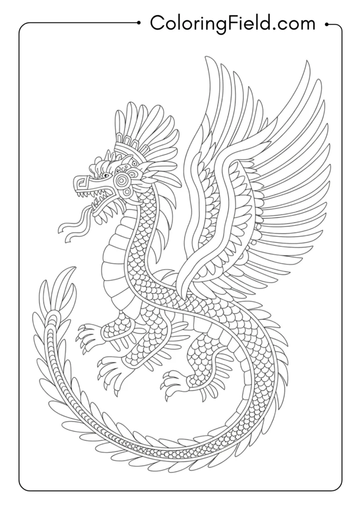 Aztec Feathered Serpent