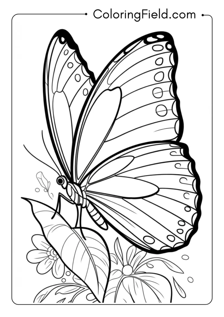 Blue Morpho Butterfly