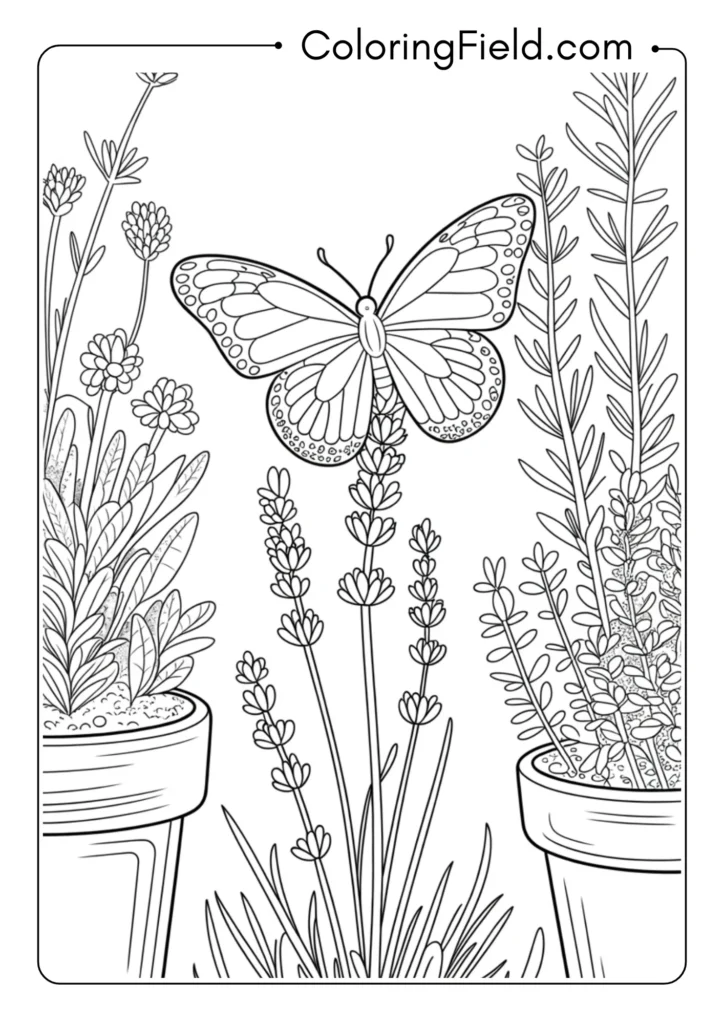 Butterfly on Lavender