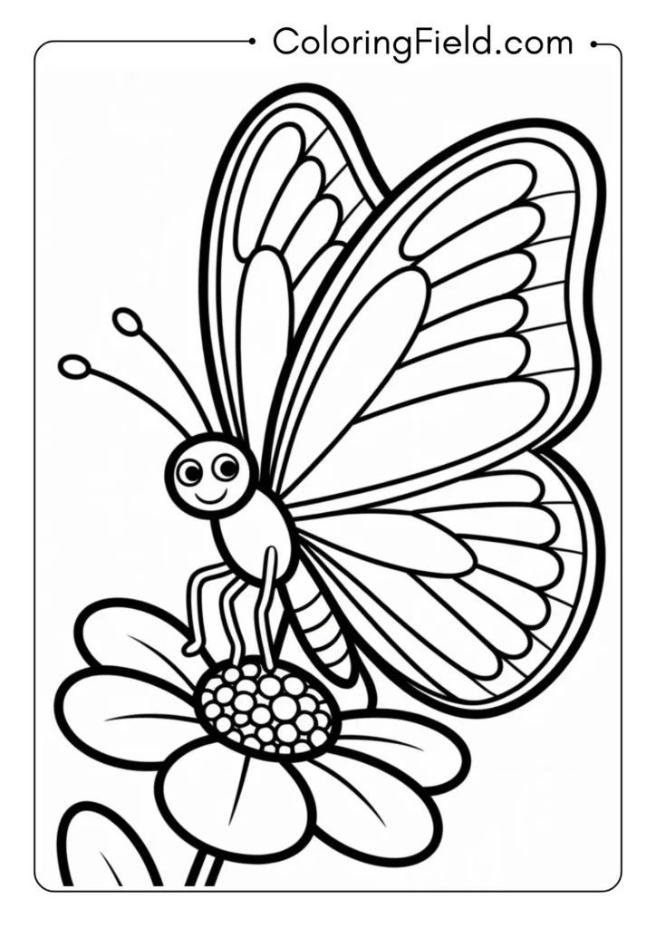 Butterfly with Stripes