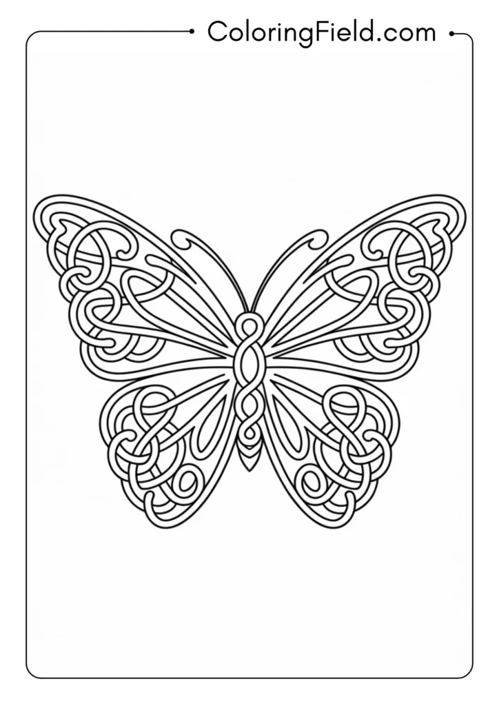 Celtic Knot Butterfly