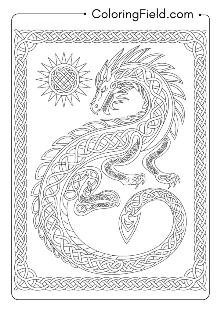 Celtic Knot Dragon