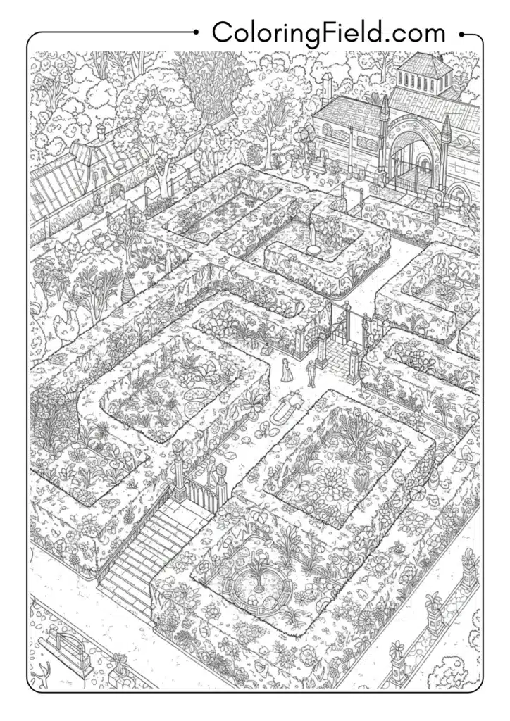 Complex Garden Maze