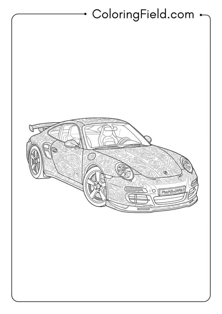 Detailed Porsche 911 Turbo