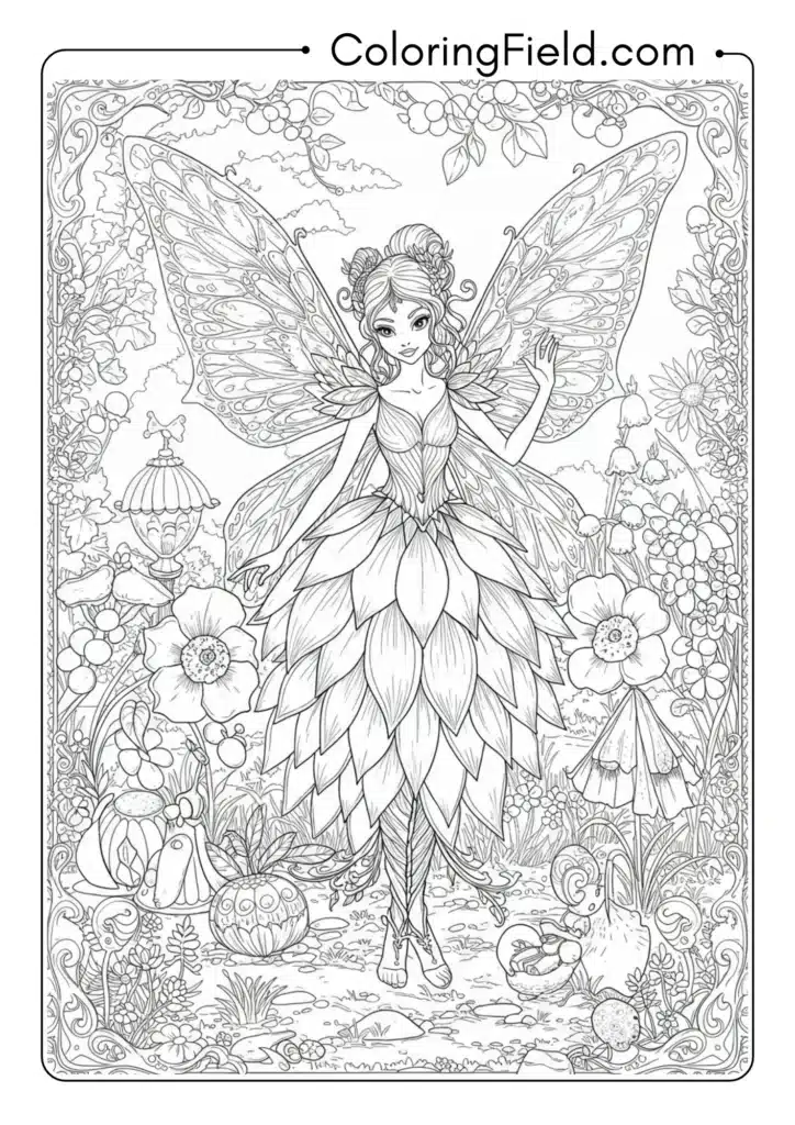 Detailed Spring Fairy