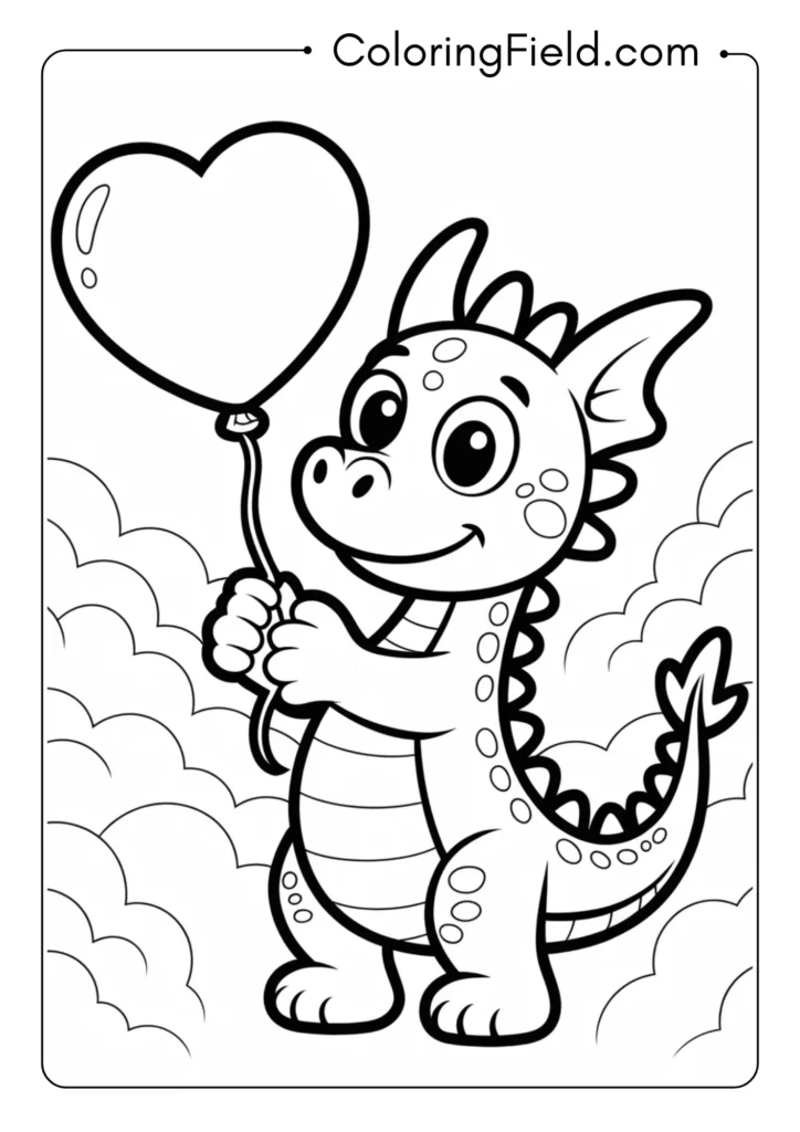 Dragon Holding a Heart