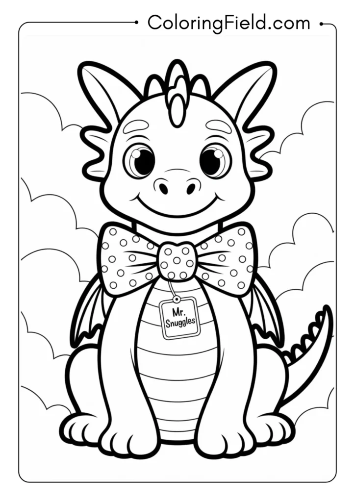 Dragon Wearing Bow Tie