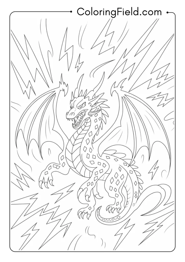 Dragon with Lightning