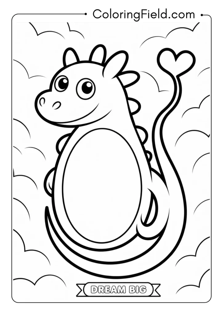 Dragon with Simple Tail