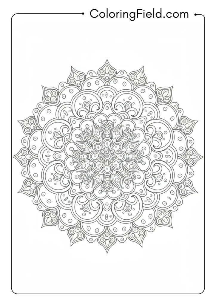 Emerging Flower Mandala