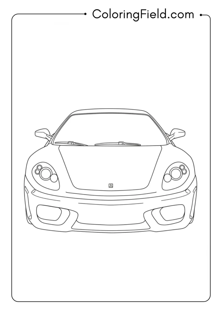 Ferrari 458 Italia Front Stance