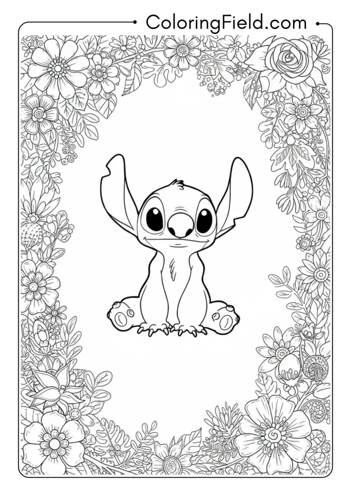 Floral Frame Stitch