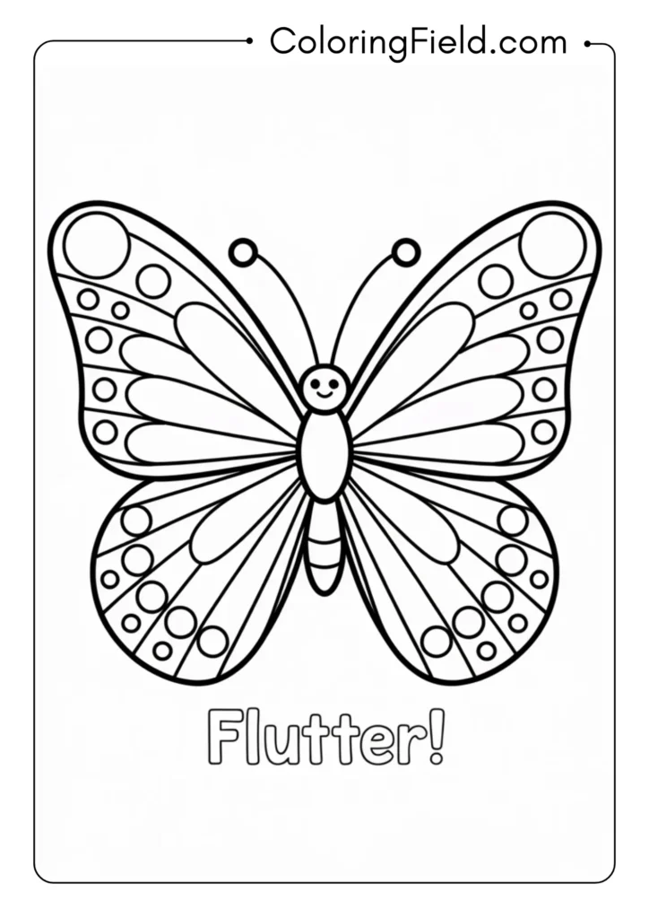 Geometric Wing Butterfly