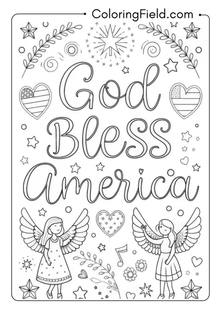 God Bless America_ with Decorations