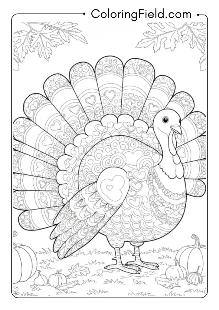 Heart Pattern Turkey