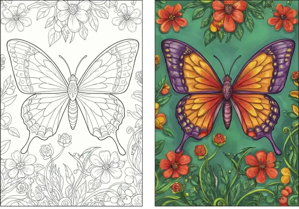 Butterfly Coloring Pages