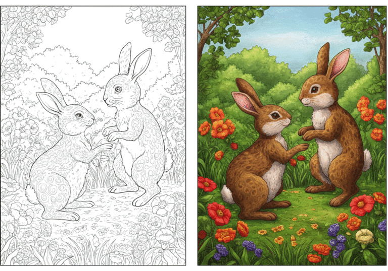Spring Coloring Pages