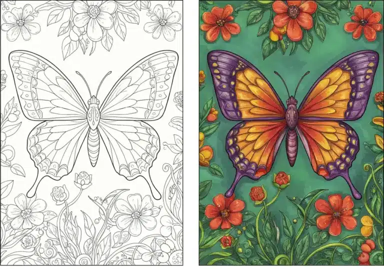 Butterfly Coloring Pages