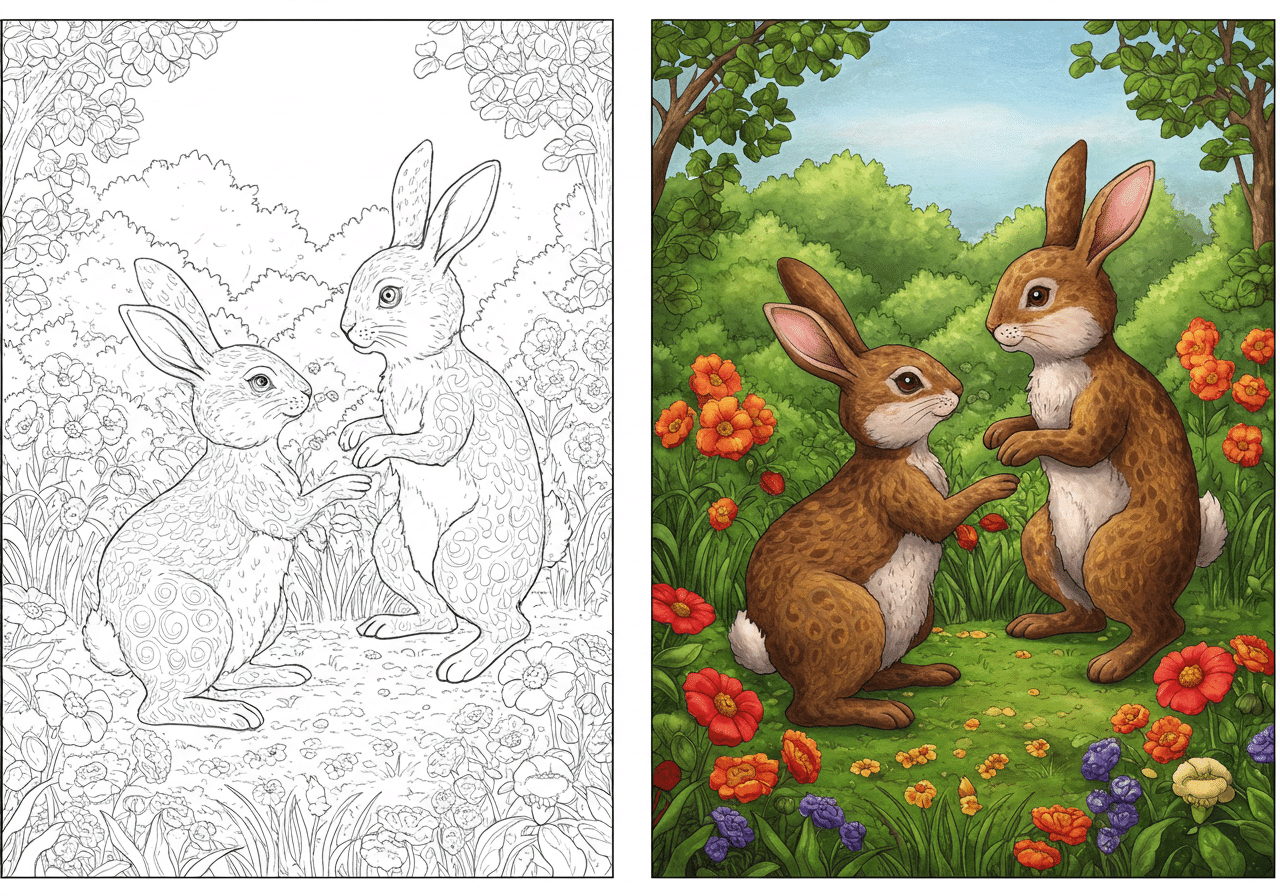 Spring Coloring Pages