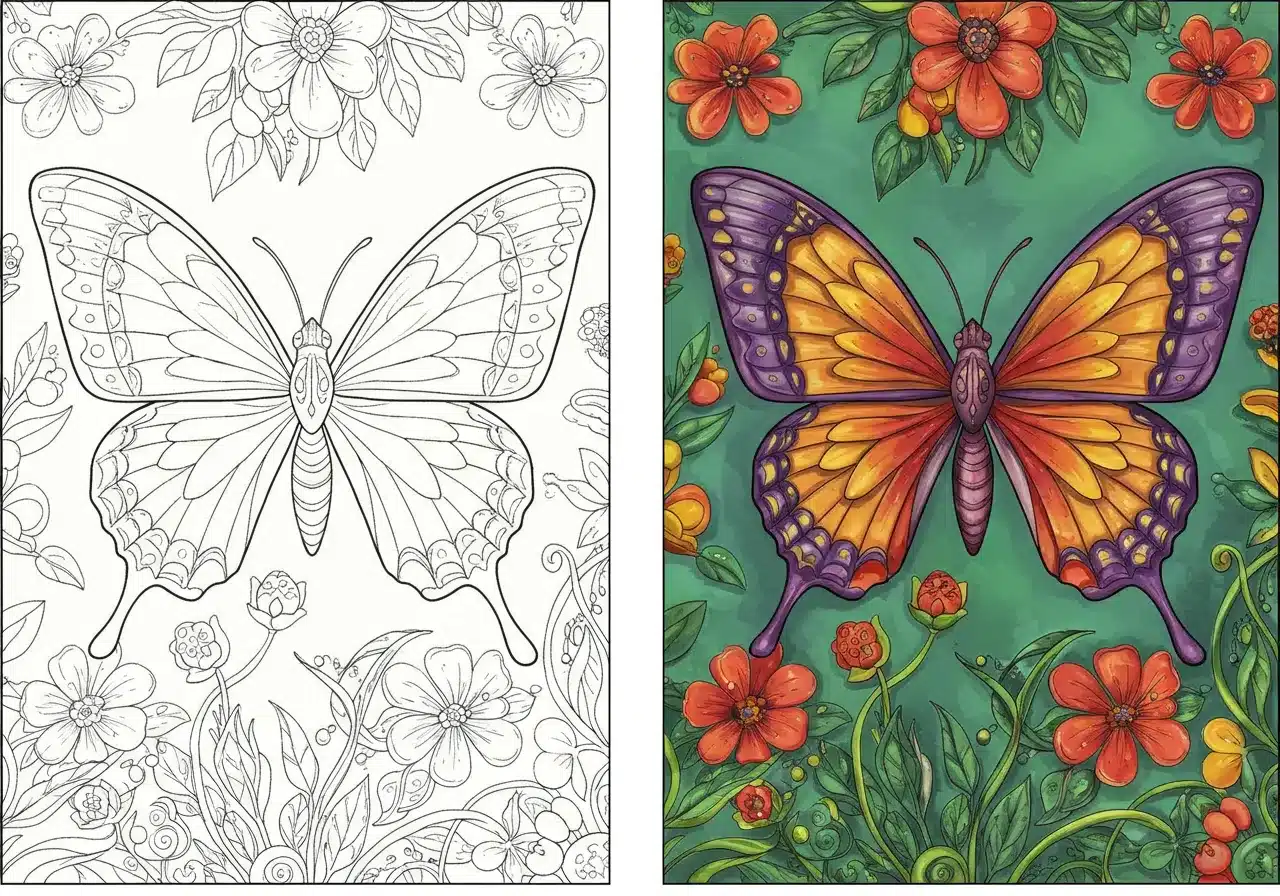 Butterfly Coloring Pages