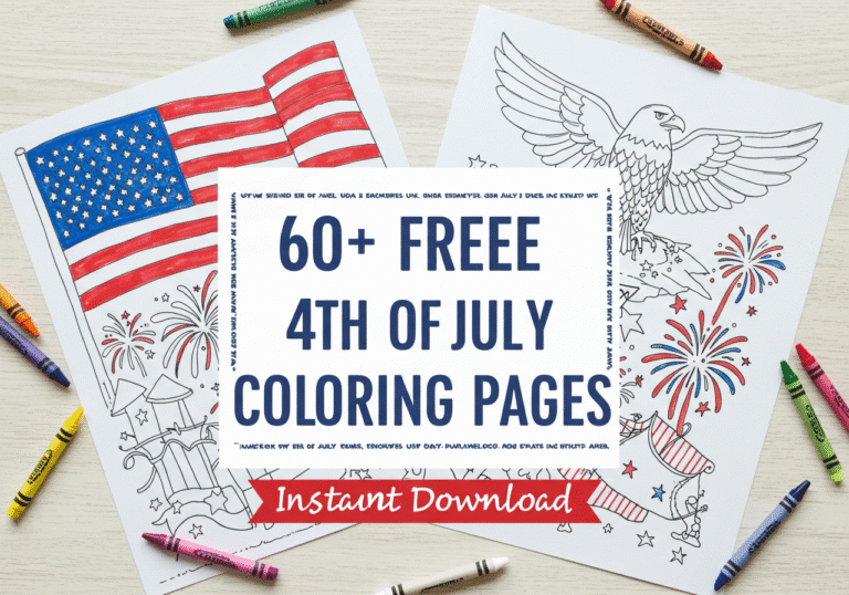 4th of July Coloring Pages