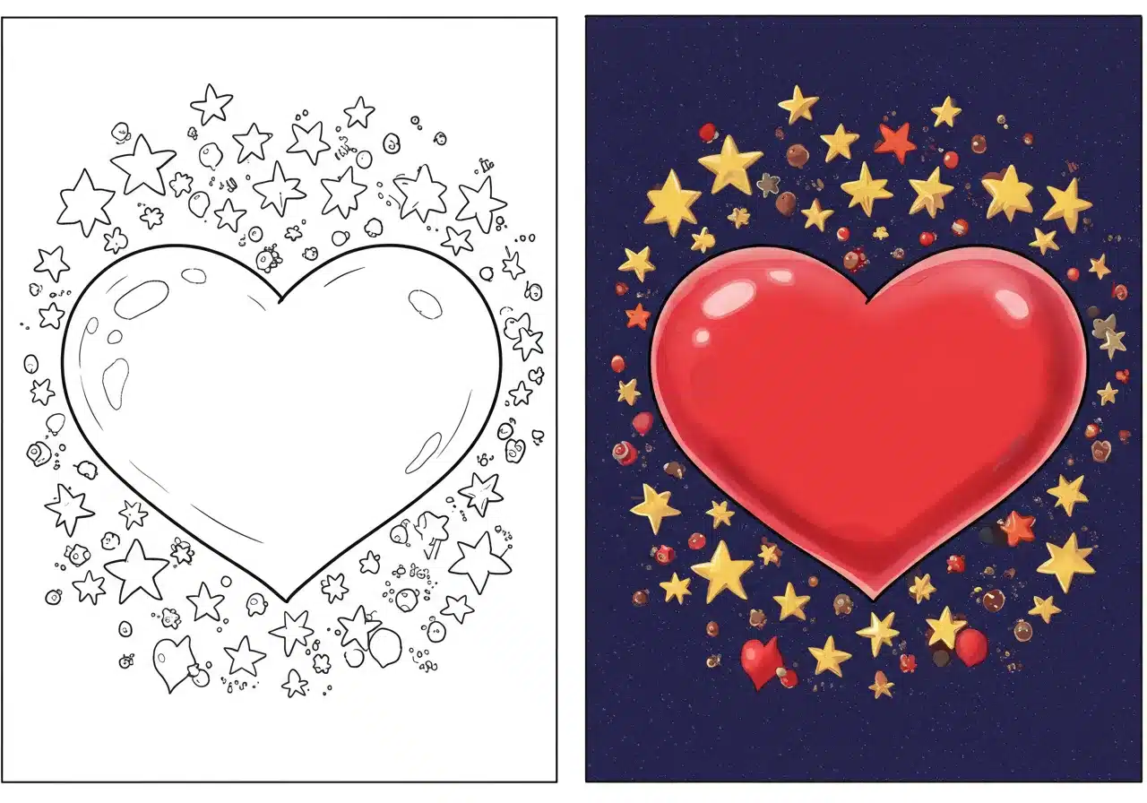 Heart Coloring Pages