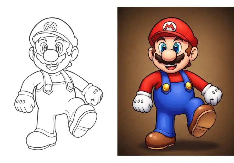 Mario Coloring Pages