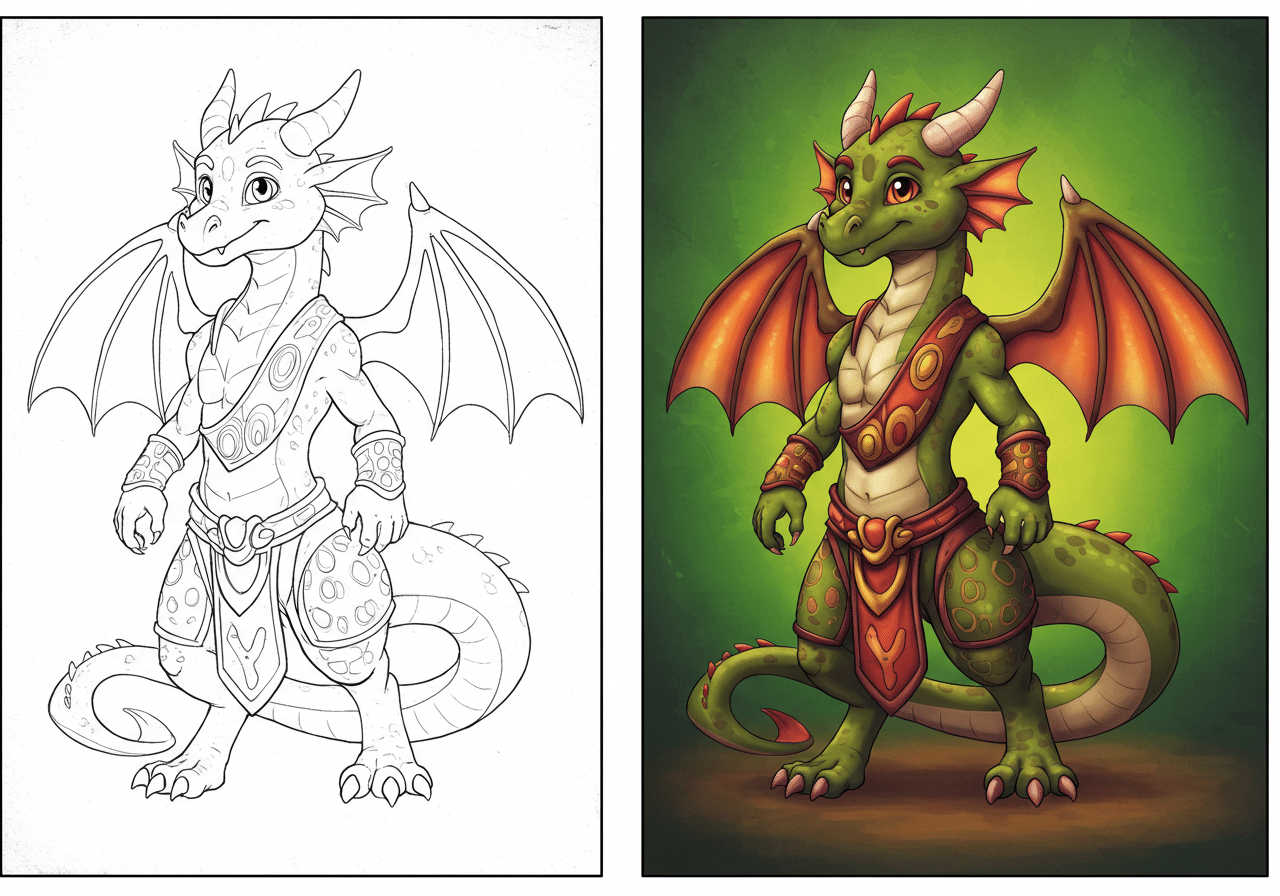 Dragon Coloring Pages