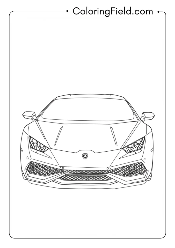 Lamborghini Huracán Front View