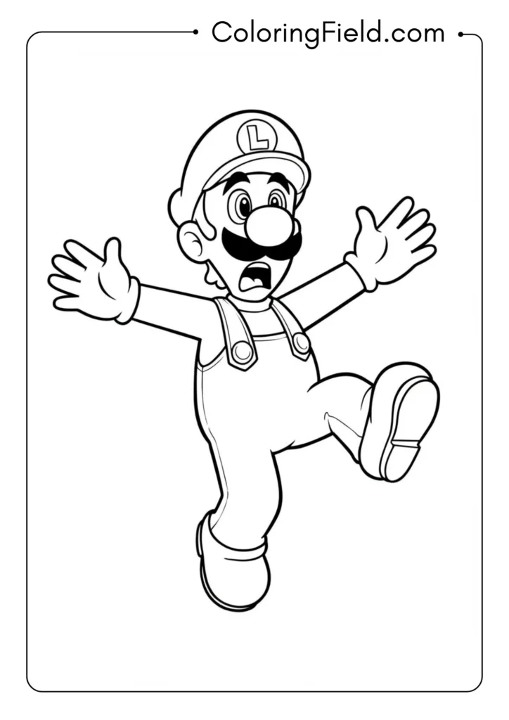 Luigi Jumping High