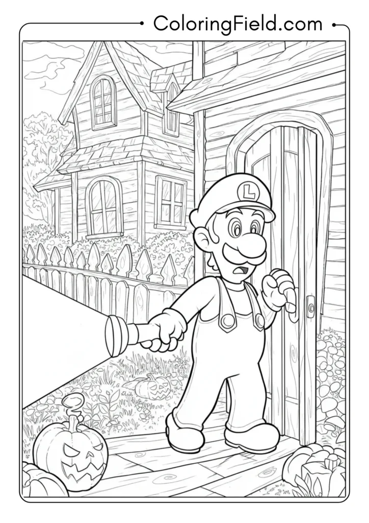 Luigi and Mansion Door