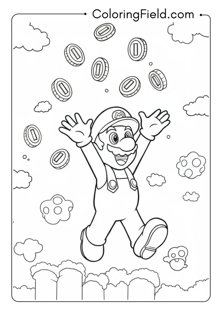 Mario Collecting Coins
