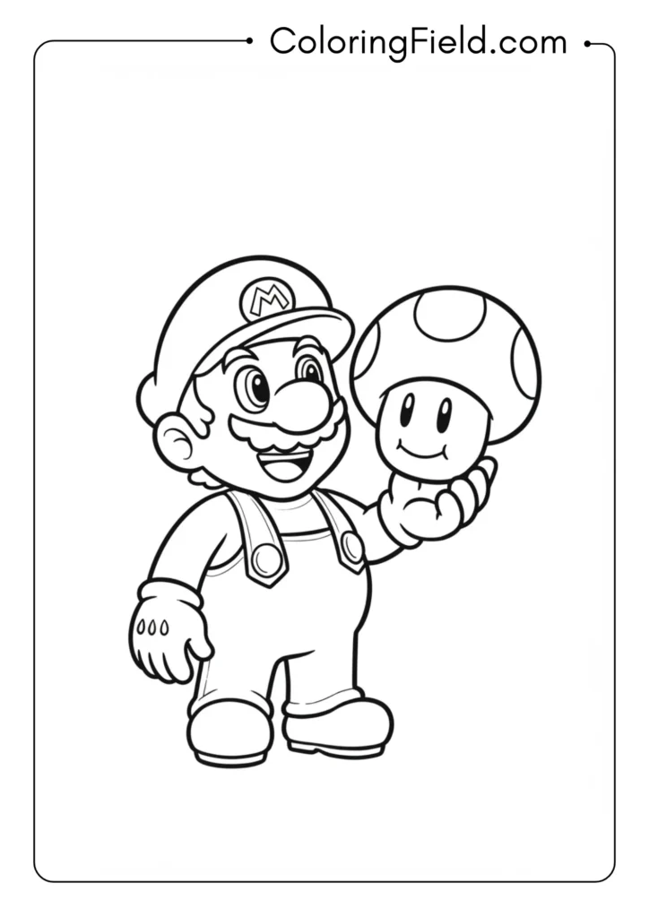 Mario Eating Mushroom