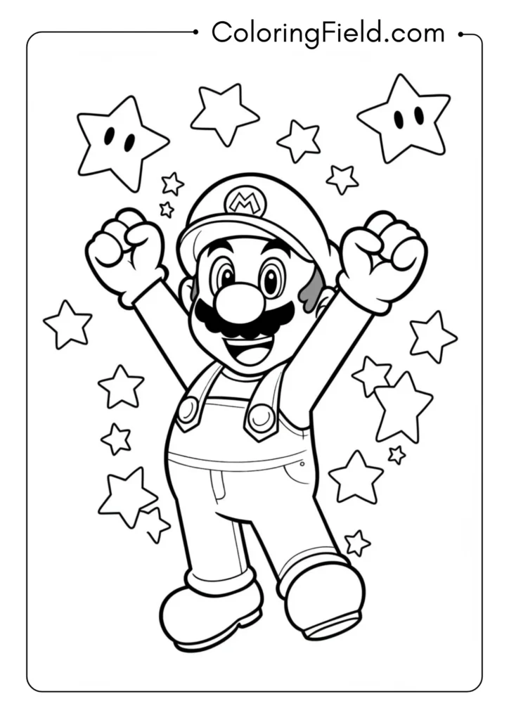 Mario Victory Pose