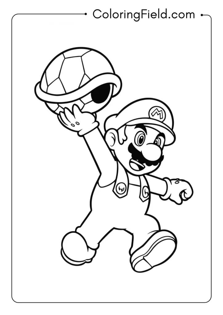 Mario with Koopa Shell