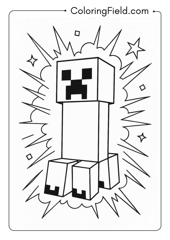 Minecraft Creeper Pre-Explosion