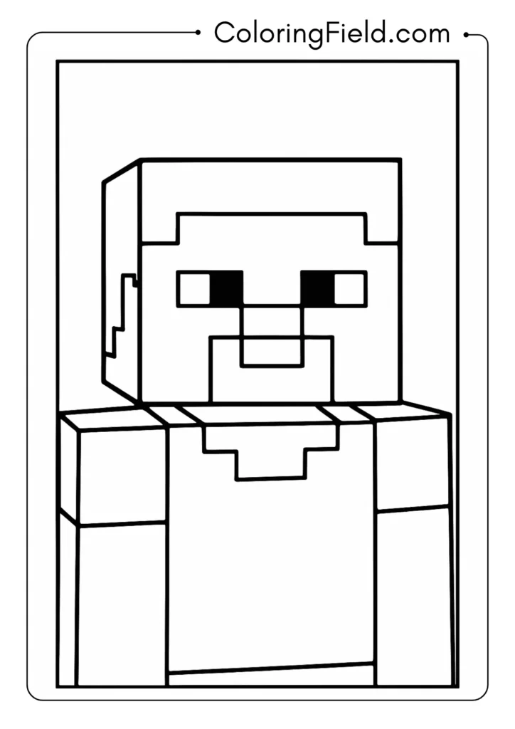 Minecraft Steve Portrait