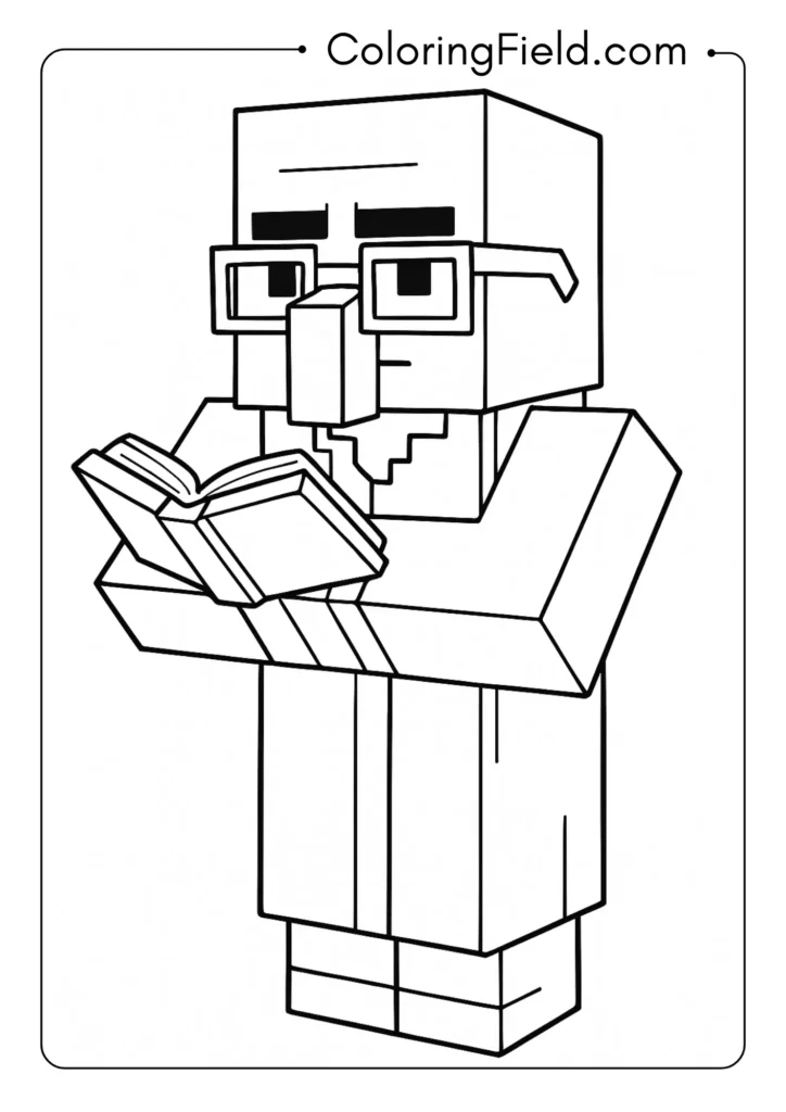 Minecraft Villager Librarian