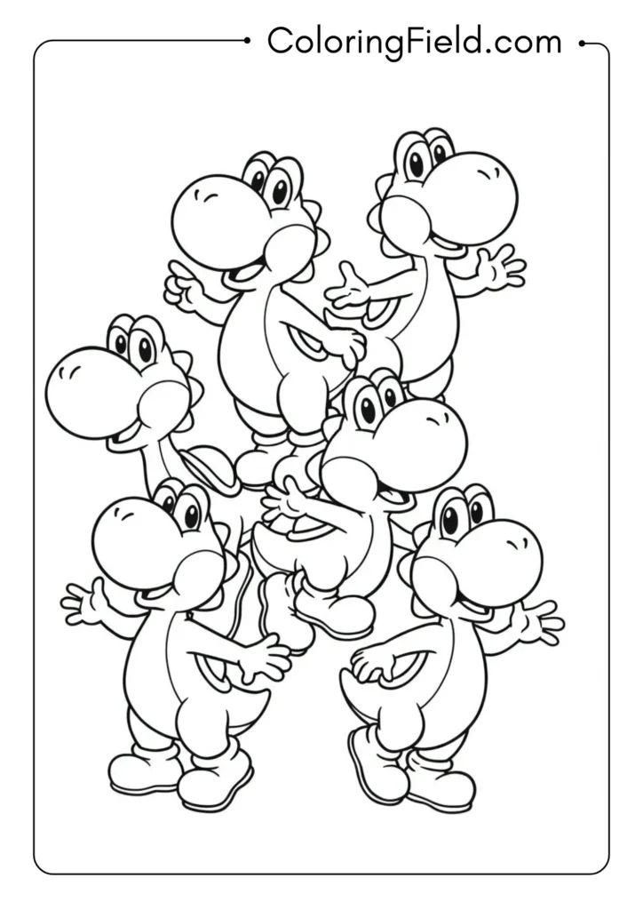 Multi-Colored Yoshi Group