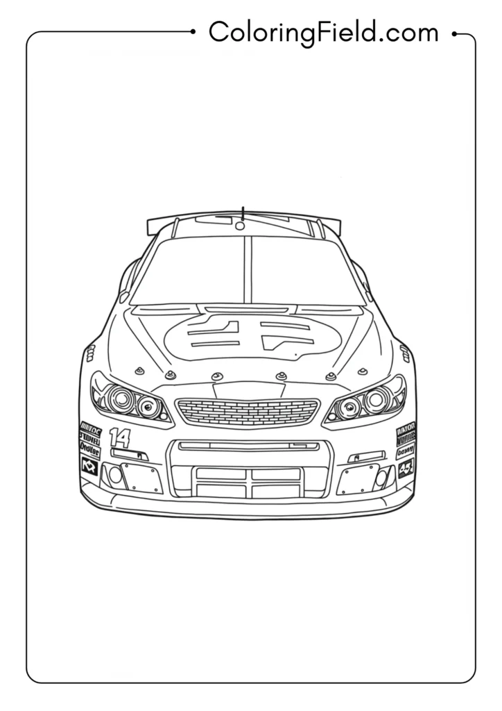 NASCAR Front View