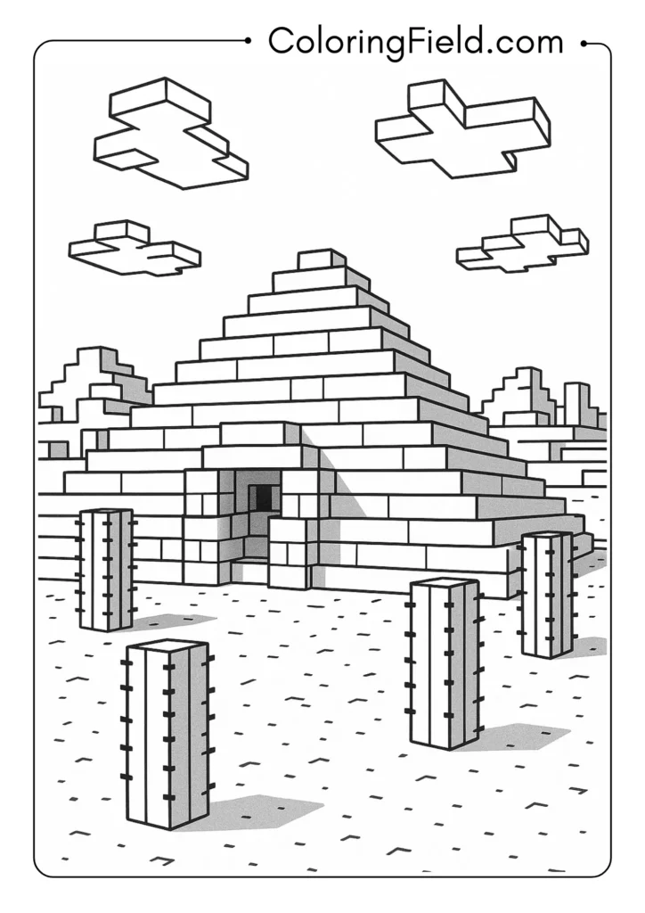 Official Minecraft Desert Temple
