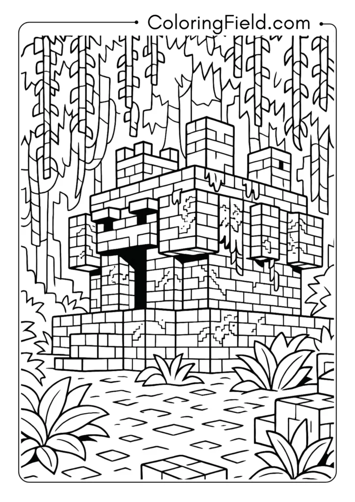 Official Minecraft Jungle Temple